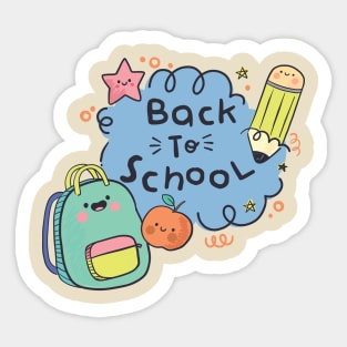 Back To School Sticker